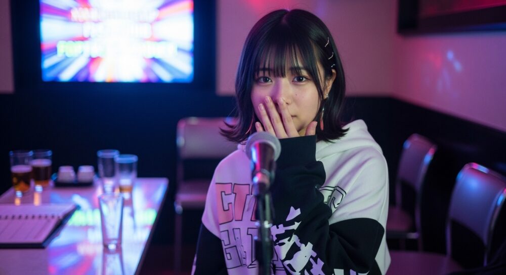 ハスキーボイスの女性が歌う